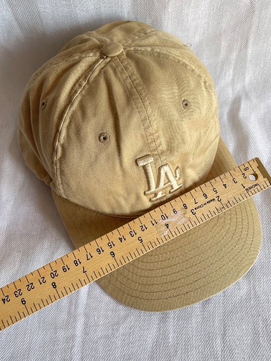 Embroidered Logo Baseball Cap - Tan main image 6